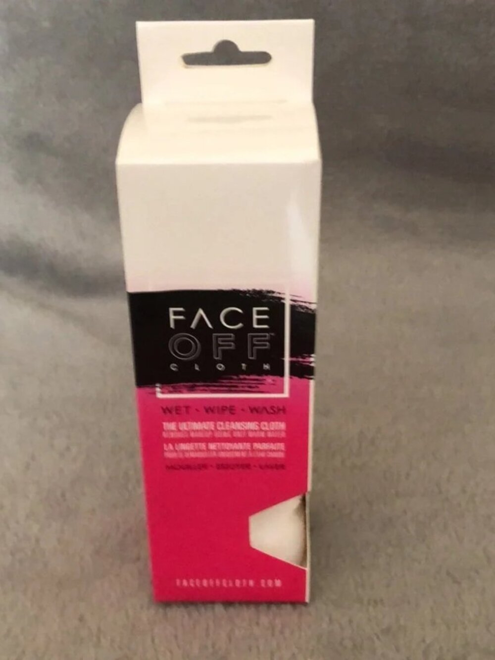 NIB Face Off Cloth – Natural Reusable Makeup Remover